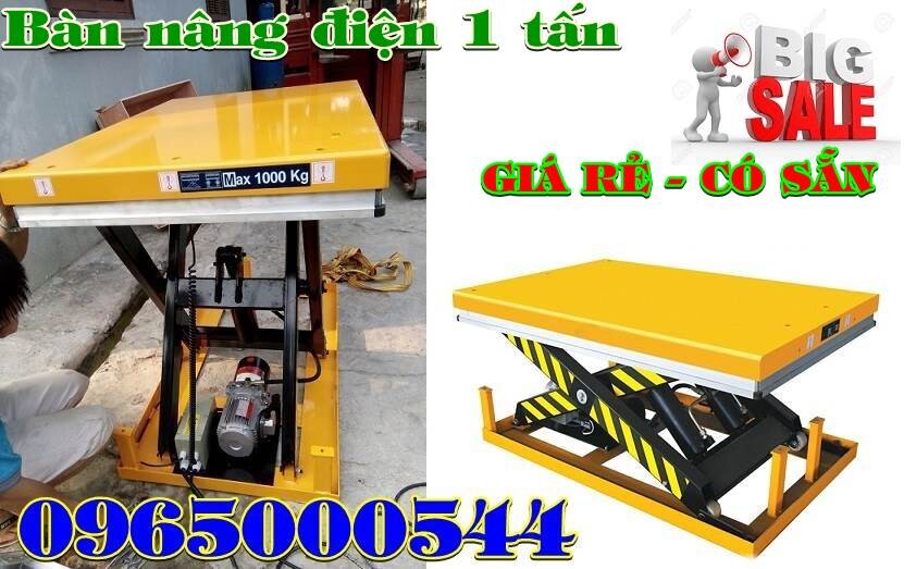 bàn nâng điện 1 tấn giá rẻ