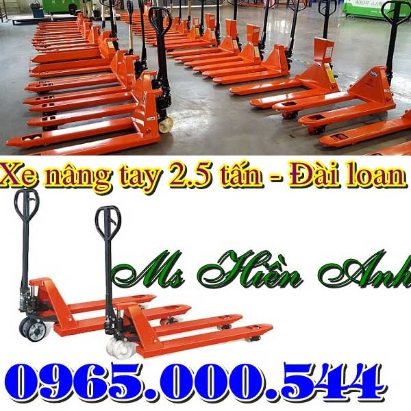 xe nâng tay 2.5 tấn Đài loan