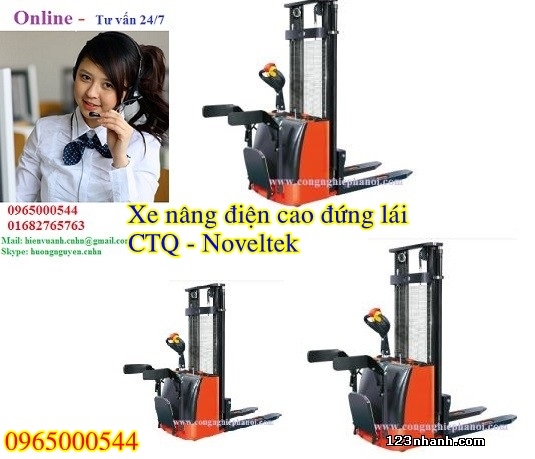 Xe nâng điện cao đứng lái CTQ Noveltek