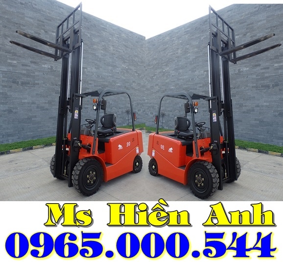 xe nâng điện ngồi lái 2 tấn 3 mét