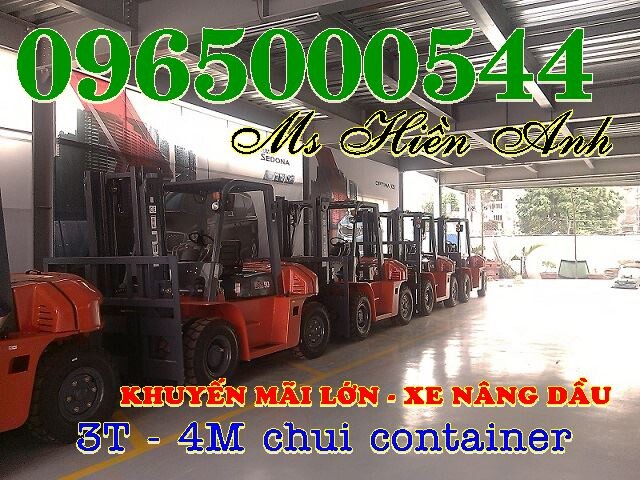 xe nâng dầu 3 tấn 4m chui công