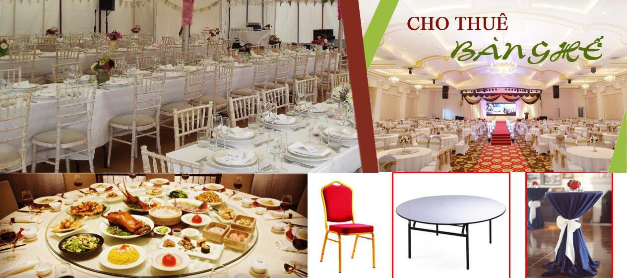 Bảng giá cho thuê bàn ghế giá rẻ tại HCM