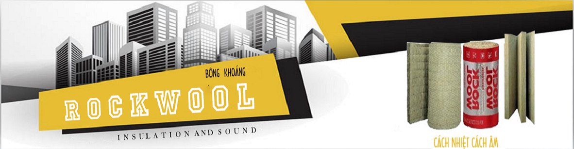 Bông khoáng Rockwool chống nóng Minh Quân