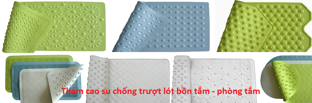 thảm cao su chống trượt cao cấp chuyên lót bồn tắm, sàn phòng tắm