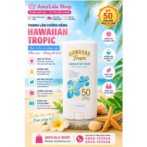Thanh lăn chống nắng Haiwaiian Tropic®Sensitive Skin Sunscreen Stick SPF50 - 0858193968 - 0944193968 - amylalashop.com -