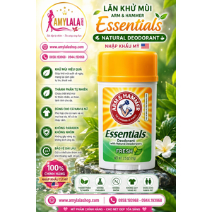 Lăn khử mùi Arm Hammer Essentials Natural Deodorant nhập khẩu Mỹ - 0858193968 - 0944193968 - amylalashop.com -
