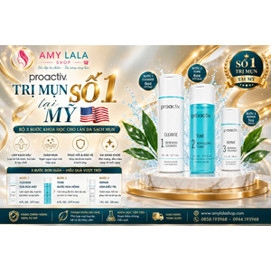 Bộ PROACTIV Mỹ 3 bước (177ml+177ml+30ml) chăm sóc da mụn - 0858193968 - 0944193968 - amylalashop.com
