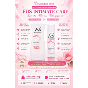 Cặp đôi Xịt thơm vùng kín Dung dịch vệ sinh phụ nữ dịu nhẹ FDS FEMININE BABY POWDER - 0858193968 - 0944193968 - www.amylalashop.com
