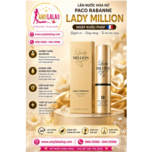 Nước hoa nữ dạng lăn Paco Rabanne LADY MILLION nhập khẩu Pháp - 0858193968 - 0944193968 - amylalashop.com -