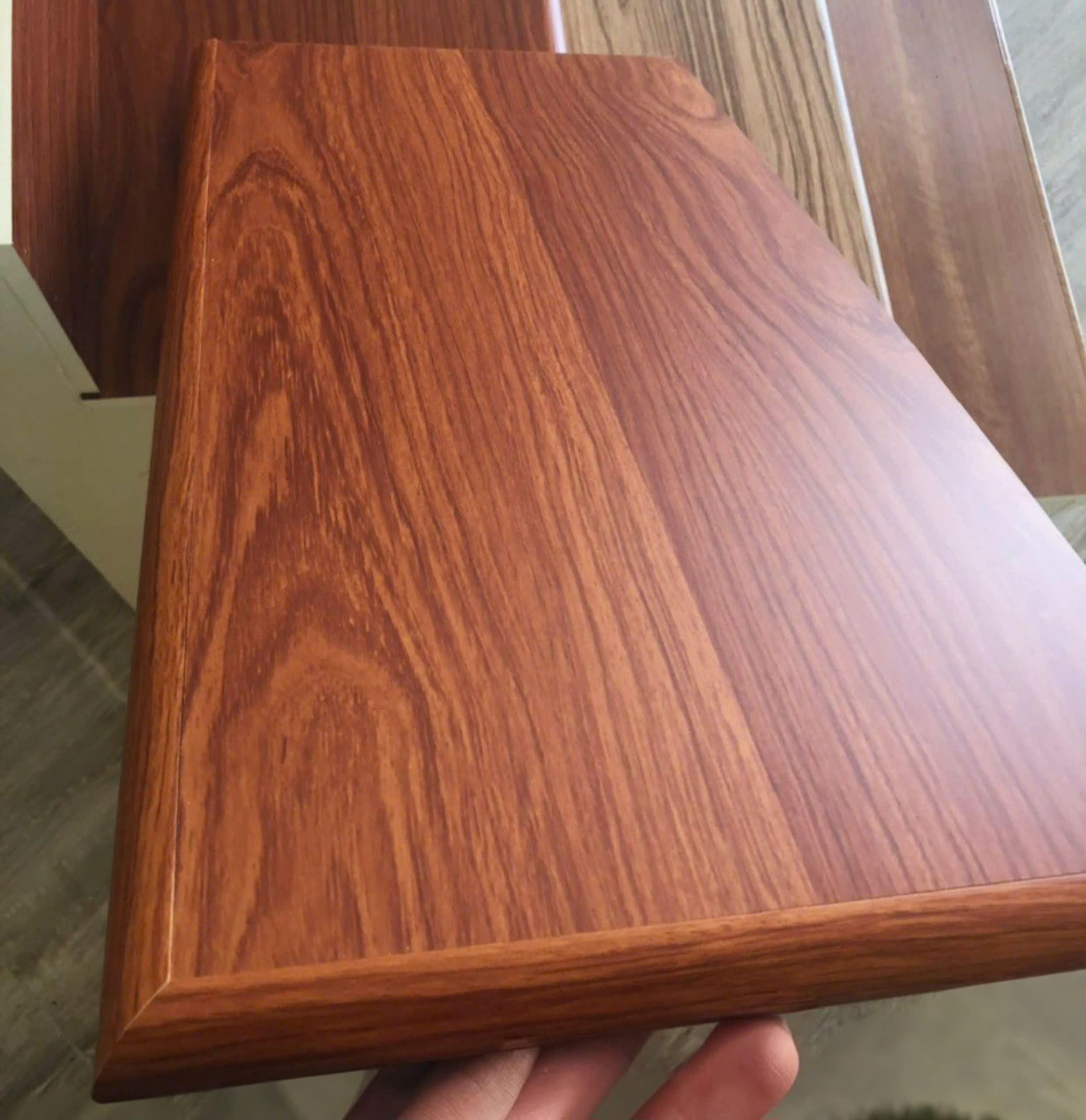 Bậc cầu thang nhựa giả gỗ EW-STAIR-DN