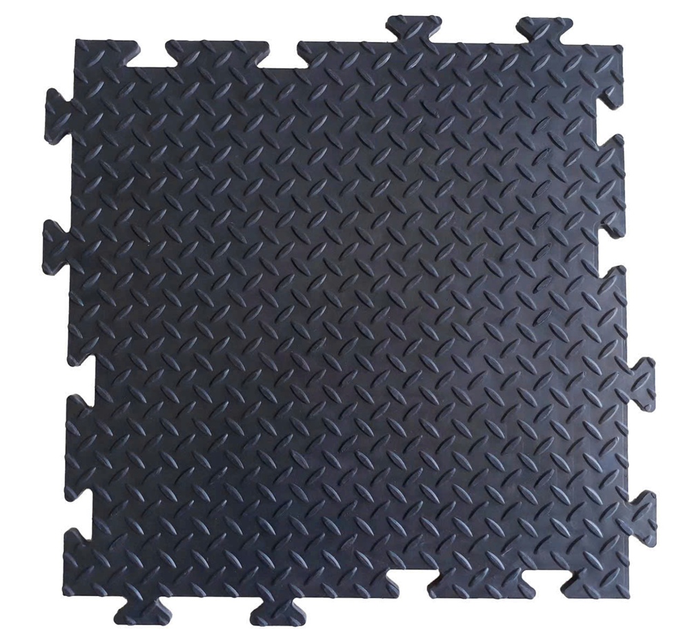 Thảm cao su phòng Gym đúc nguyên chất 100% KT 50cmx50cm WE-W715 BD
