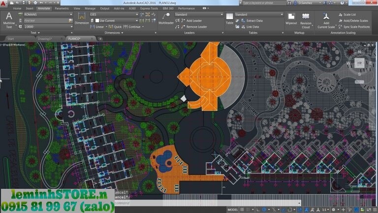 Thiết kế Quy hoạch đô thị bằng Autodesk AutoCAD 2017