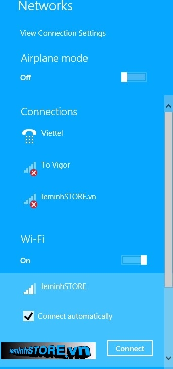 Wi-Fi hiển thị sau khi cài driver