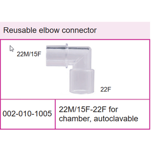 Reusable elbow connector