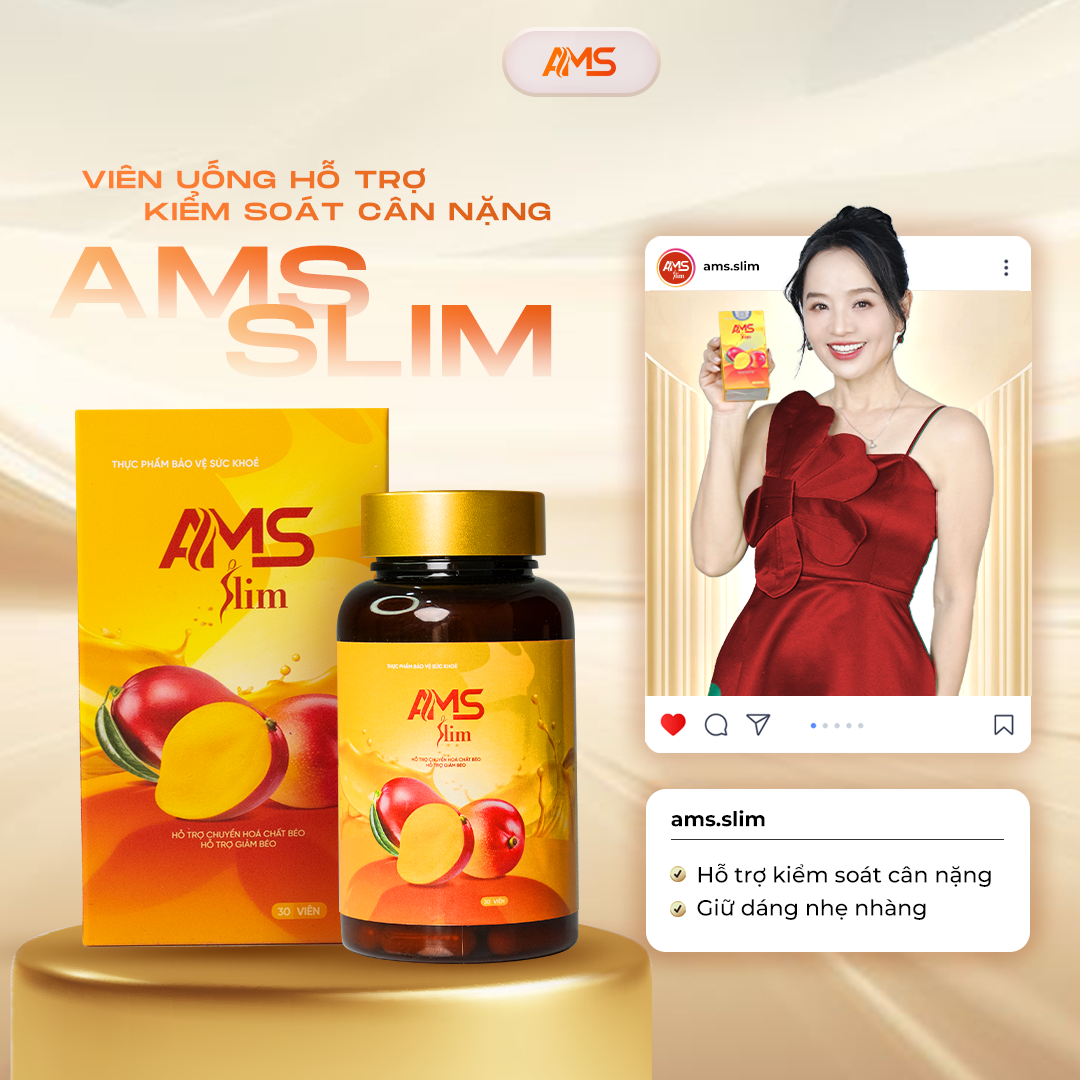 AMS SLIM - Viên Uống Hỗ Trợ Giảm Cân