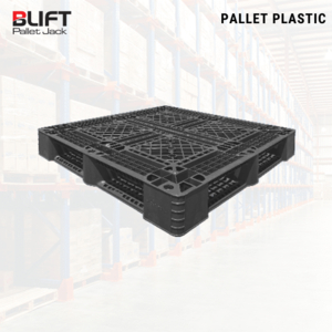Pallet Nhựa PL09LK Đen KT 1100x1100x150 mm