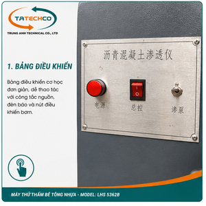Máy thử thấm bê tông nhựa LHS 5362B