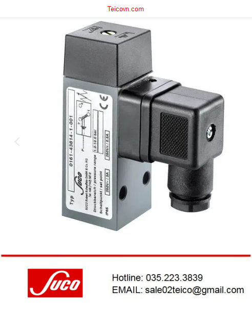 0162 - Diaphragm pressure switch - Công tắc áp suất màng 0162 - Suco Việt Nam