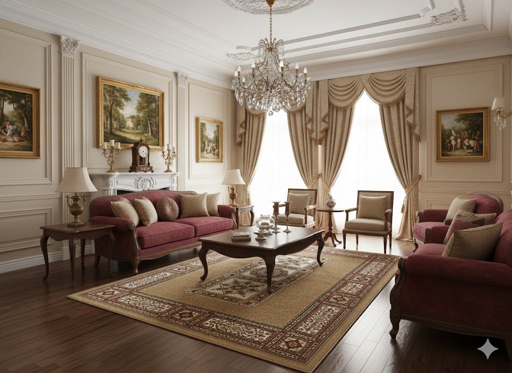 Thảm trang trí tân cổ điển CLASSIC TT02