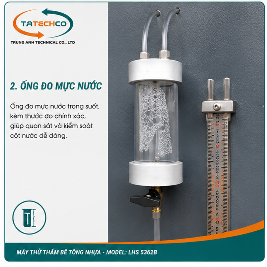 Máy thử thấm bê tông nhựa LHS 5362B