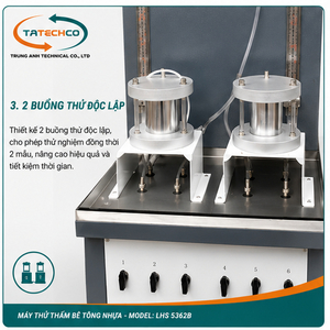 Máy thử thấm bê tông nhựa LHS 5362B