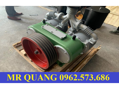 Máy nén khí rơ mooc chở xi măng rời