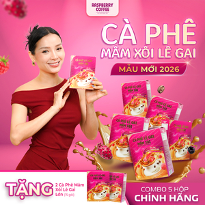 Combo 5 Hộp - Cà Phê Mâm Xôi Đỏ