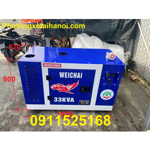 MÁY PHÁT ĐIỆN WEICHAI 33KVA PHỤC VỤ CHẠY CONTAINER LẠNH