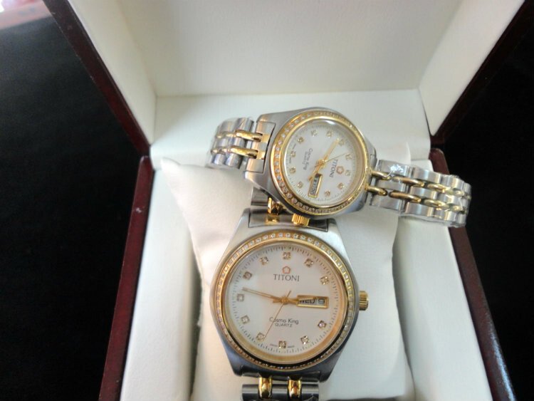 Đồng hồ cặp đôi Titoni Cosmo king 0890-sg7a
