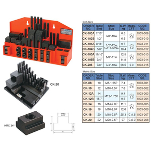Bộ gá kẹp 52 chi tiết Đài Loan