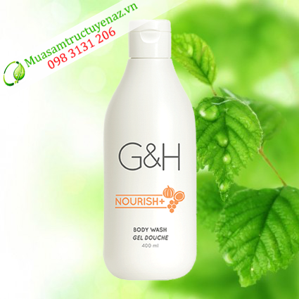 Sữa tắm dưỡng ẩm dạng kem G&H Nourish+ (400ml)