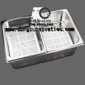 Khay GN 1/1x65 đục lỗ