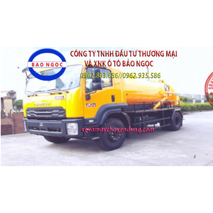 Xe hút chất thải 7 khối isuzu FVR34L