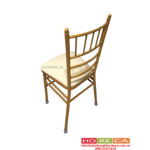 Bàn ghế nhà hàng tiệc cưới - ghế nhà hàng Tiffany trắng TFN-004