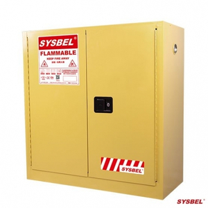 Tủ đựng hóa chất chống cháy 30 Gallon – 114 lít, cửa tự đóng,hãng sysbel Model: WA810301