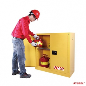 Tủ đựng hóa chất chống cháy 30 Gallon – 114 lít, cửa tự đóng,hãng sysbel Model: WA810301