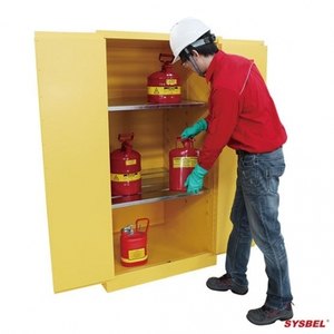 Tủ đựng hóa chất chống cháy 60 Gallon – 227 lít, cửa tự đóng,hãng sysbel Model: WA810601