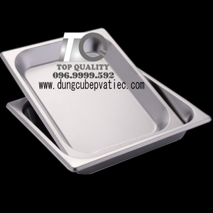 Khay inox GN 1/2 sâu 25 mm