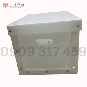 Thùng nhựa văn phòng A3 màu trắng