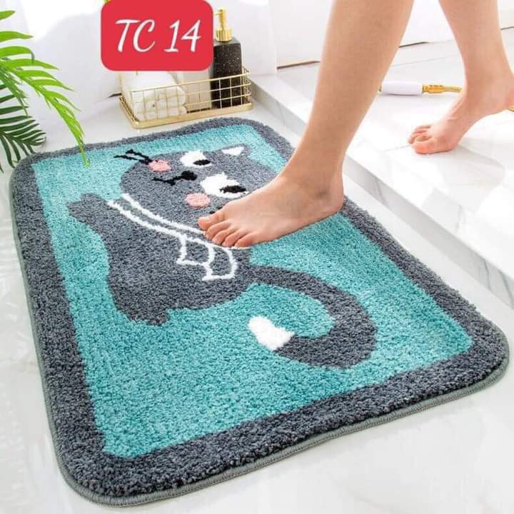 Thảm chùi chân siêu mềm đáng yêu LOVELY