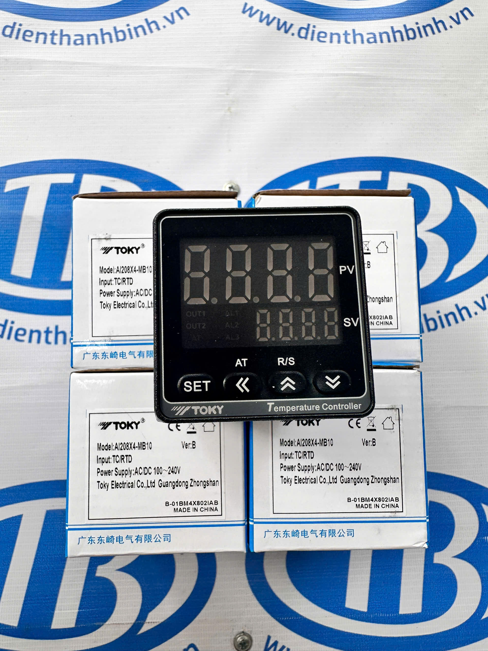 Bộ Điều Khiển Nhiệt Độ:AI208X4-MB10