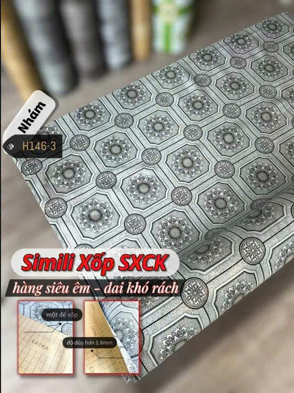 Tấm nhựa trải sàn simili xốp 1.8mm- HÀNG NHÁM