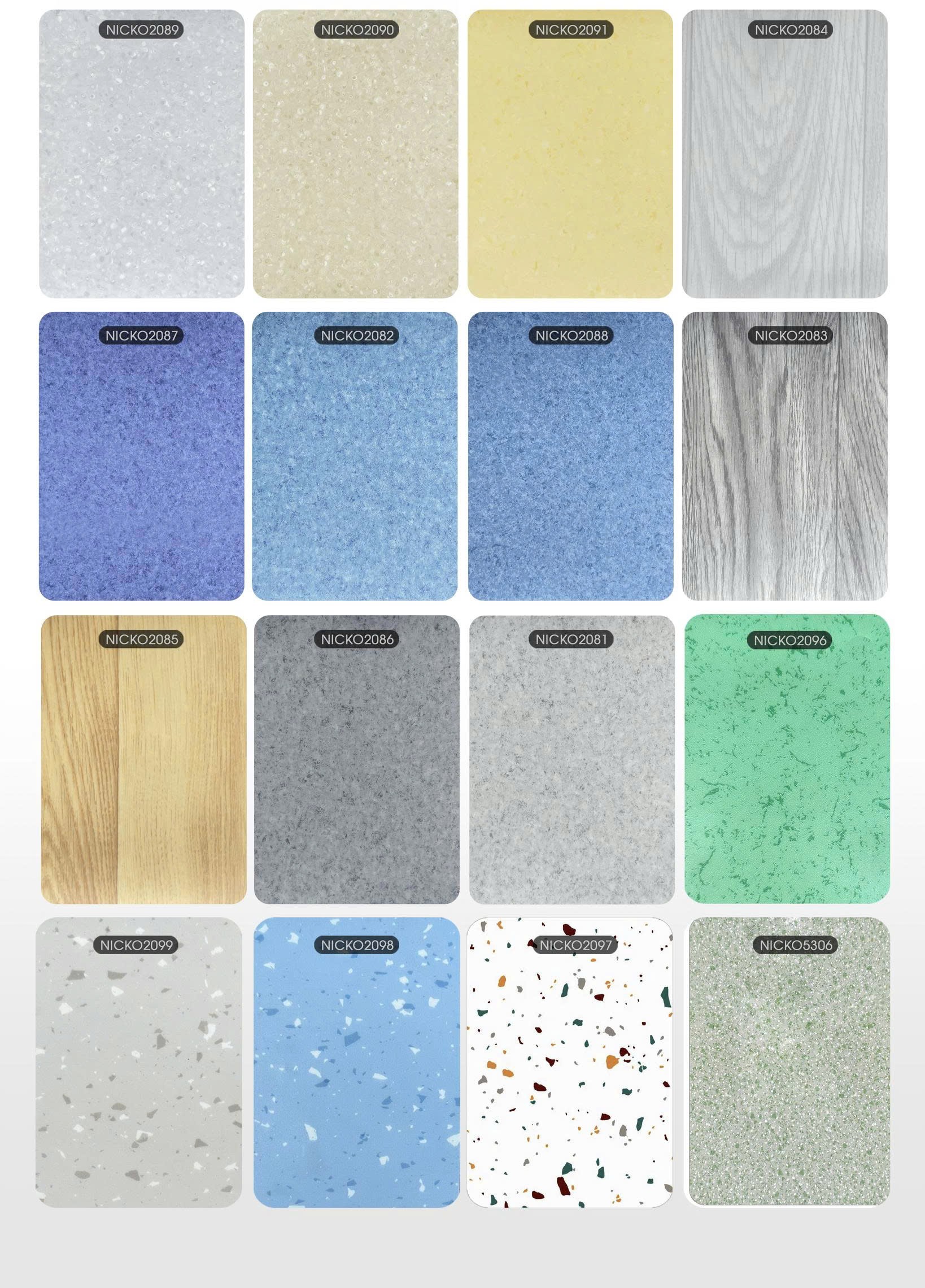 Tấm nhựa trải sàn vynil PVC kháng khuẩn- Loại dày 2 mm PTN-UTRAL