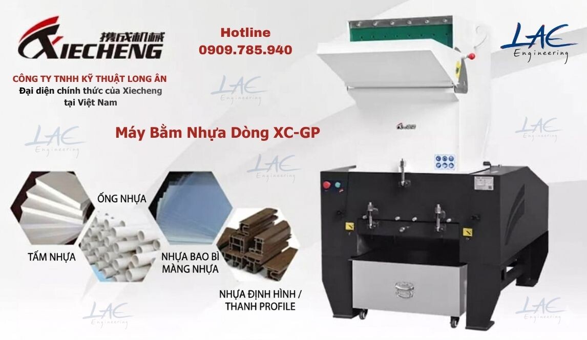 MÁY BĂM XAY NHỰA XIECHENG XC-GP600