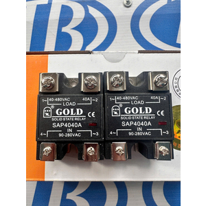 Rơ le bán dẫn SAP4040A(40A) Control 90-240VAC, LOAD 40-480VAC