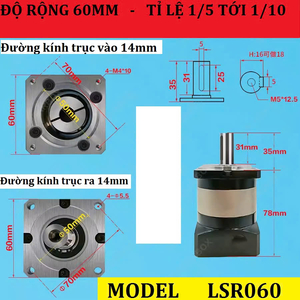 Hộp Số Hành Tinh Servo 200w Tỉ Lệ 1:5 Mới - Hộp Số Giảm Tốc Servo 200w Tỉ Lệ 1/5