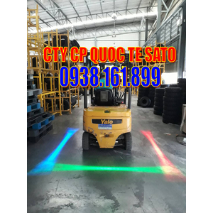 Đèn cảnh báo khu vực an toàn xe nâng - Forklift red zone safety light