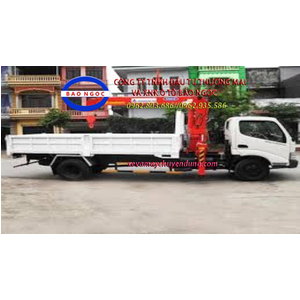 Xe tải hino FC gắn cẩu kanglim 3 tấn