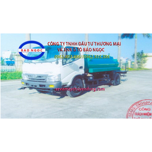 Xe téc nước 3 khối HINO WU342L phun tưới cây rửa đường