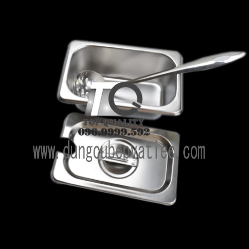 khay đựng thạch có rảnh để vá thạch, khay thạch inox, khay GN, khay inox, khay Topping